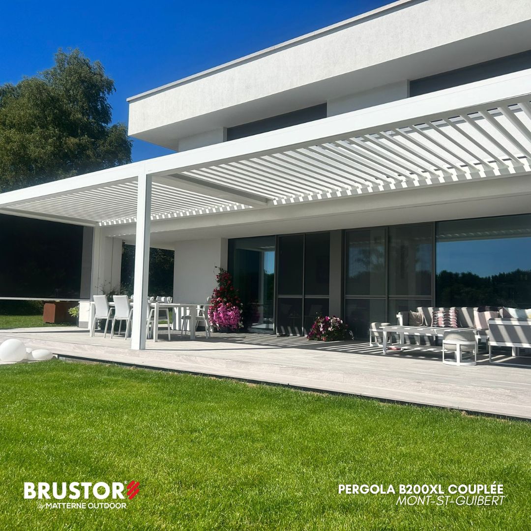 Pergola B Xl Blanche Mont St Guibert Pergola Matterne Brustor