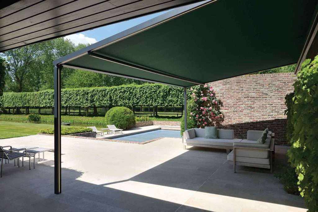 Pergola B128 Brustor, Entre Pergola Et Store - Matterne Outdoor